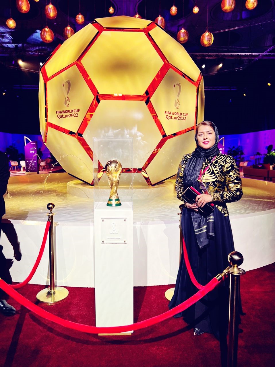 حضور مدیر هلدینگ سپاس به عنوان مهمان ویژه در مراسم قرعه کشی جام جهانی قطر 2022