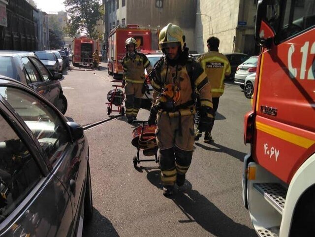 آتش سوزی در ساختمان شماره دو شورای شهر تهران