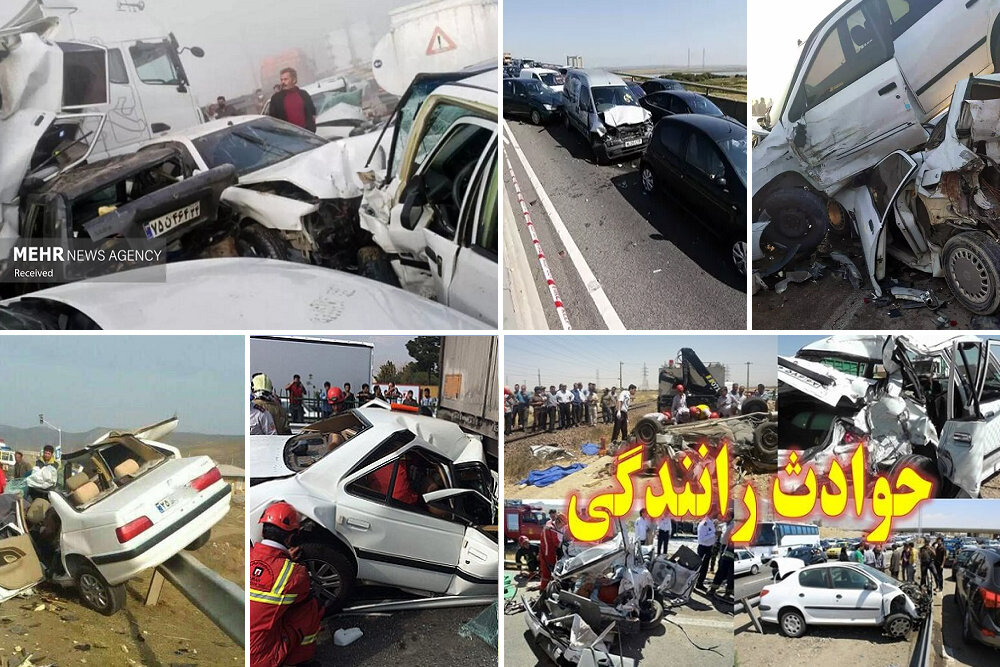 ۵ کشته در تصادف محور شیراز – سپیدان/ تلاش برای استفاده از بالگرد