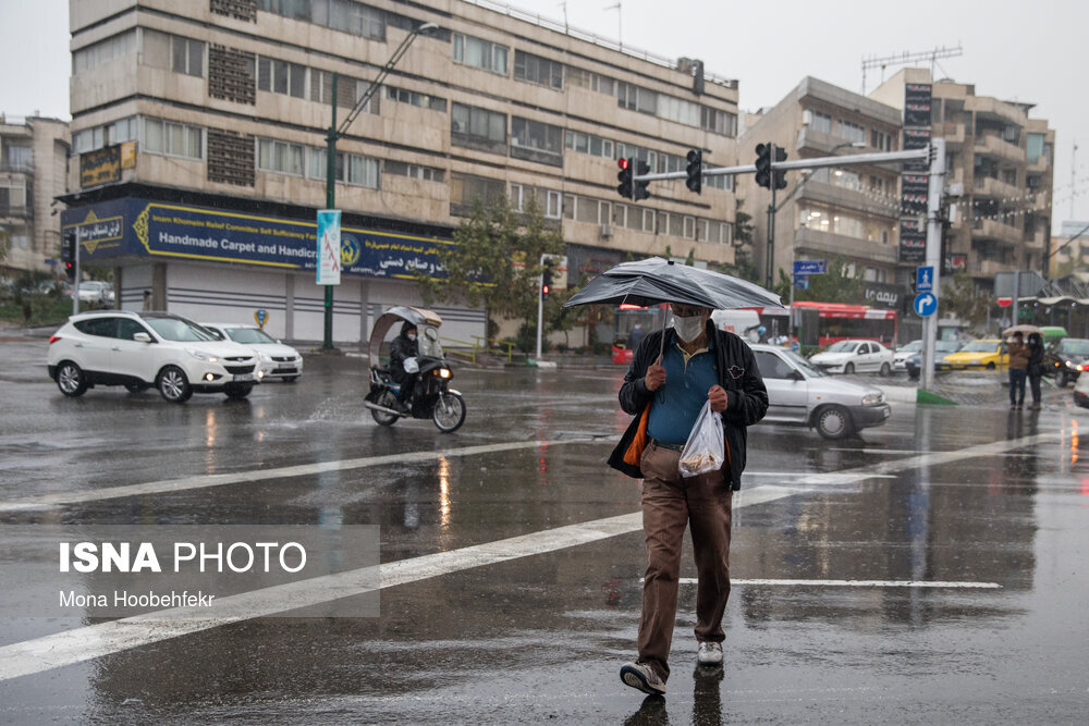پیش‌بینی هوای تهران؛ از باد و باران تا کاهش دما طی روزهای آینده