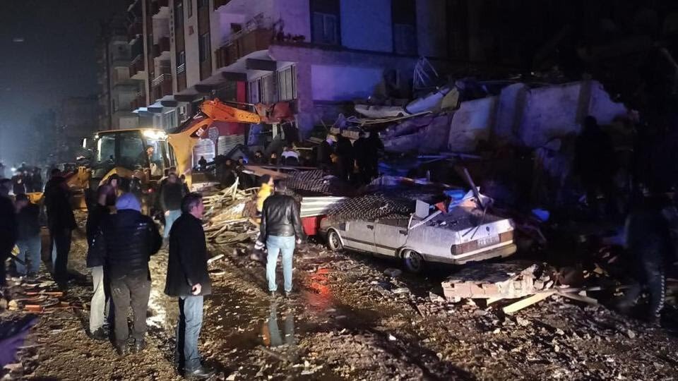 ببینید | انفجار خط لوله گاز بر اثر زلزله شدید ترکیه
