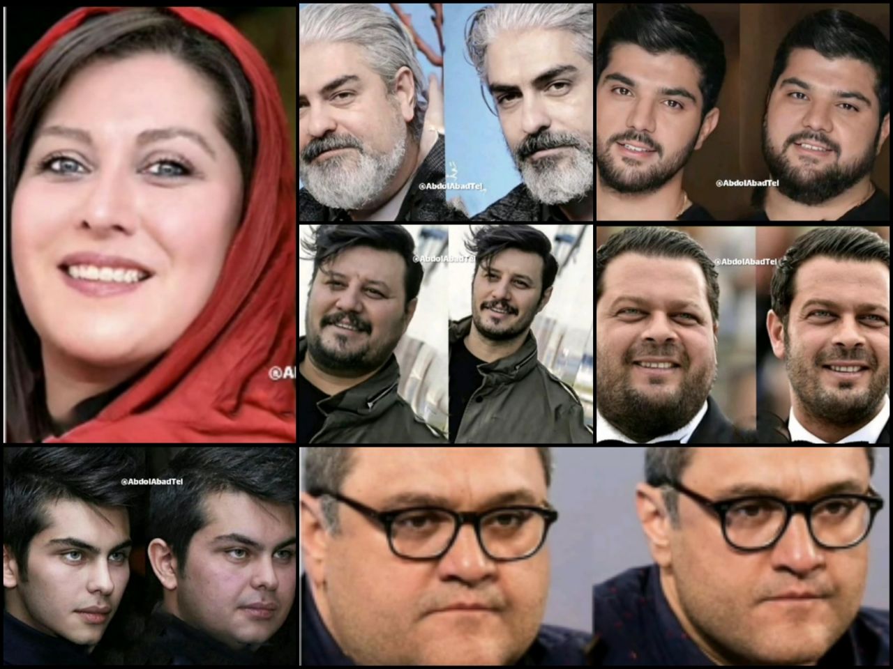 بازیگران ایرانی اگر چاق بودند